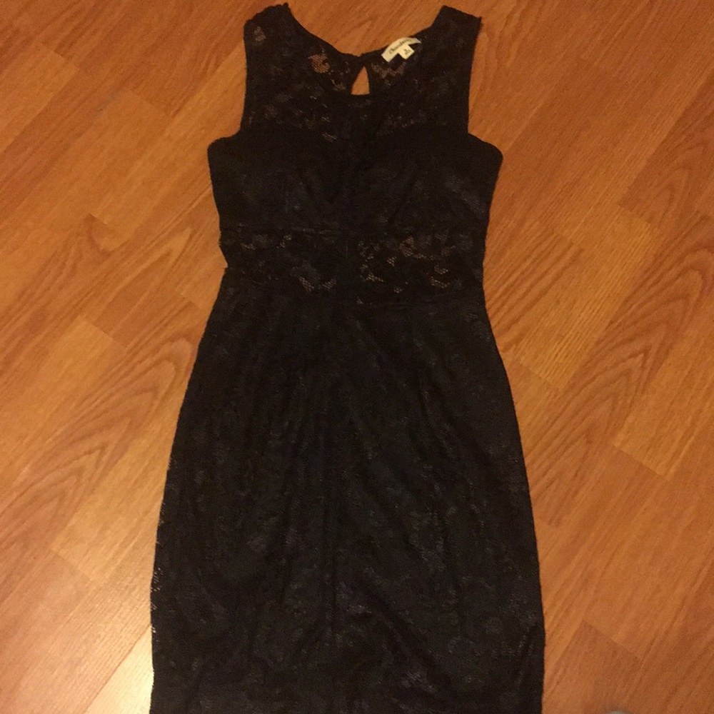 Lacey black dress